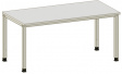 L1-00 Z01 Лабораторный стол 1600 x 800 mm светло-серый