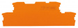 2002-2992 4-проводная двухрядная концевая пластина;оранжевый