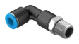 QSLL-1/4-8 Push-In L-Fitting, Long, 68.2mm, Compressed Air, QS