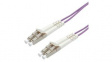 21.15.8752 Fibre Optic Cable 50/125 um OM4 Duplex LC - LC 2m