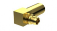 MMCXMRA.P.DK.HT RF Connector, MMCX, Brass, Plug, Right Angle, 50Ohm