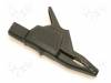 AK2B2540I SW Crocodile clip; 34A; black; Grip capac: max.30mm; Socket size:4mm