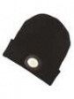 T9608BHR Beanie Hat with Built-In Headlamp, LED, Rechargeable, 80lm, Black