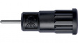 SEPB 6887 Ni / SW Laboratory socket diam. 4 mm Black CAT IV