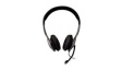 HU521-2EP Headphones, On-Ear, USB, Black / Grey