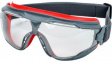 GG501 Scotchgard™ Goggle Gear Safety Goggles Anti-Fog Black / Red 99.9%