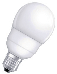 11W E27, Флуоресцентная лампа 230 VAC E27, Osram