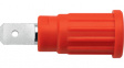 SEPB 6453 Ni / RT Laboratory socket diam. 4 mm Red CAT III