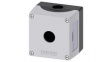 3SU1801-1AA00-1AA1  Switch Enclosure, 1 Command Point, 85x85x68mm, Grey, SIRIUS ACT