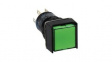 AL6Q-M24PG Illuminated Pushbutton Switch Green 2CO Momentary Function LED
