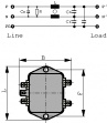 FN2030-6-06 Сетевой фильтр, 1-фазный 6 A 230 VAC
