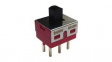 RND 210-00591 Miniature Slide Switch, 2CO, ON-OFF-ON, PCB Pins