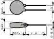 B57235-S100-M NTC-резистор, дисковый 10 Ω