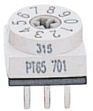 PT65 703 Кодирующие переключатели на ПП HEX 3+3