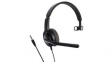 AXH-V28PCM NC Headset Voice PC28 HD Mono, On-Ear, 20kHz, Mono Jack Plug 3.5 mm, Black