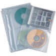 95304 CD Ring Binder Sleeves 10 CD/DVD