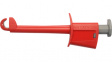 SKPS 8341 NI / RT Safety Hook Clip diam. 4 mm red + black 1000 V; 20 A; CAT I