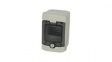 7350000 Enclosure 128x120x201mm Light Grey / Transparent Polycarbonate IP65