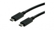 11.02.9052 Cable USB-C Plug - USB-C Plug 500mm USB 3.1 Black