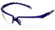 S2001ASP-BLU Solus Safety Glasses Anti-Scratch Clear