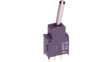 A13AP Subminiature Toggle Switch, On-Off-On, Soldering Pins / Stra