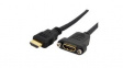HDMIPNLFM3 Video Cable, HDMI Socket - HDMI Plug, 3840 x 2160, 900mm