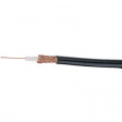 RG59B/U BLACK X [500 м] Coaxial cable   1 x0.58 mm Steel wire, copper plated (StCu) Black