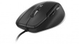 3DX-700081 Wired Mouse CADMOUSE COMPACT 7200dpi Optical Right-Handed Black