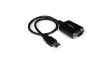 ICUSB232PRO USB to Serial Adapter with COM Retention, USB-A - DB9, 305mm