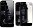 41119 iPhone 4 glass back (back cover) transparent