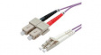 21.15.8760 Fibre Optic Cable 50/125 um OM4 Duplex LC - SC 500mm