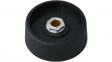 A3140069 Control knob without recess black 40 mm