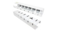 17.03.1304 Cable Organizer Tray, White, Suitable for Desk Mount