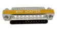 RND 205-00946 Null Modem Adapter, D-Sub 25-Pin Plug to D-Sub 25-Pin Socket, Silver