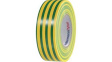 HTAPE-FLEX1000+ C 19x20-PVC-GNYE Insulation Tape Green / Yellow 19 mmx20 m