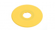HAAV4-0 Blank Nameplate Yellow