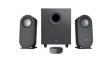 980-001348 PC Speakers, 2.1, 80W, Black