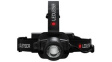 502123 Headlamp, LED, Rechargeable, 1000lm, 170m, IP67, Black