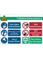 RND 605-00213, COVID-19 General Safety Information, Safety Sign, Finnish, 371x262mm, 1pcs, Brady