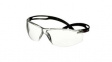 SF501SGAF-BLK SecureFit Safety Glasses, Clear, Polycarbonate (PC), Anti-Fog/Anti-Scratch
