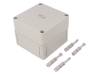 11090401 Enclosure without knock outs grey, RAL 7035 Polystyrene IP 66 N/A TK-PS