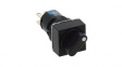 AS6Q-3Y2P Rotary Switch 2-Pole 3-Pos 45° Panel Mount