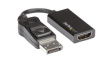 DP2HD4K60S Adapter with Latches, DisplayPort Plug / HDMI Socket