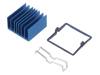 ATS-X53310P-C1-R0, Радиатор: штампованный; ребристый; синий; L: 31мм; W: 31мм; H: 17,5мм, Advanced Thermal Solutions