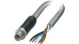 1414883 Power Cable M12 Plug - Bare End 1.5m 16A 63V