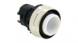 YW4L-AF00 Pushbutton Switch Actuator Bezel, Metal, Chrome, Latching Function