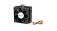 FAN370PRO CPU Cooler Fan with Heatsink, DC, 60x60x45mm, 12V, 34.3m/h, 31dBA
