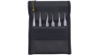 5-070-UF SMD Tweezers Set 6 pcs. Stainless Steel Straight/Very Sharply Pointed/Pointed/Be