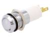 SWBU 14624 Индикат.лампа: LED; вогнутый; 24?28ВDC; 24?28ВAC; Отв: O14,2мм
