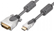 HDMI / DVI-D cable HDMI-Plug DVI-D-Plug 3 m HDMI / DVI-D cable HDMI-Штекер DVI-D-Штекер 3 m